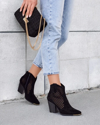 Royalfashion Дамски ажурни ботуши Tonnet