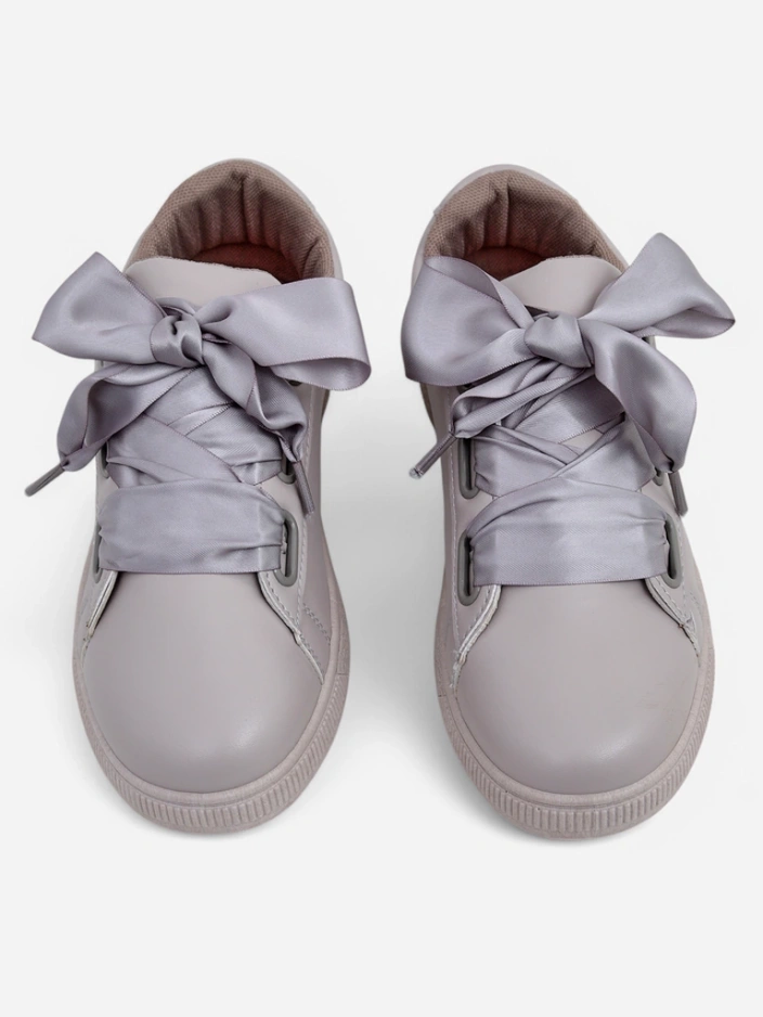 Royalfashion дамски маратонки от еко-кожа с декоративни връзки Etti