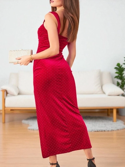 Рокля за жени Royalfashion с камъни