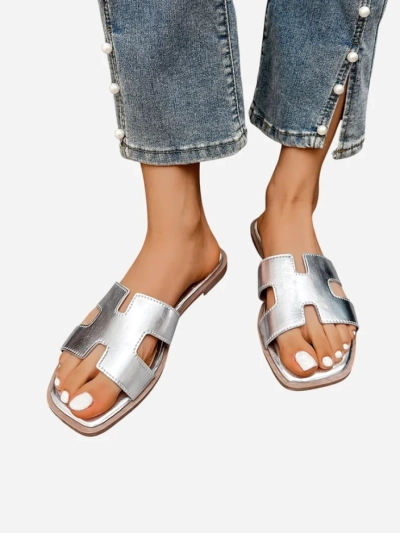 Royalfashion Женски чехли с плоска подметка Eval