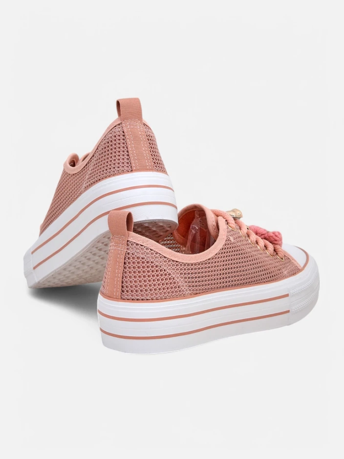 Royalfashion дамски перфориран Sneakers с декорации Osdo