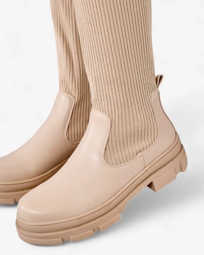 Royalfashion Дамски ботуши Sonelli с приплъзване над коляното