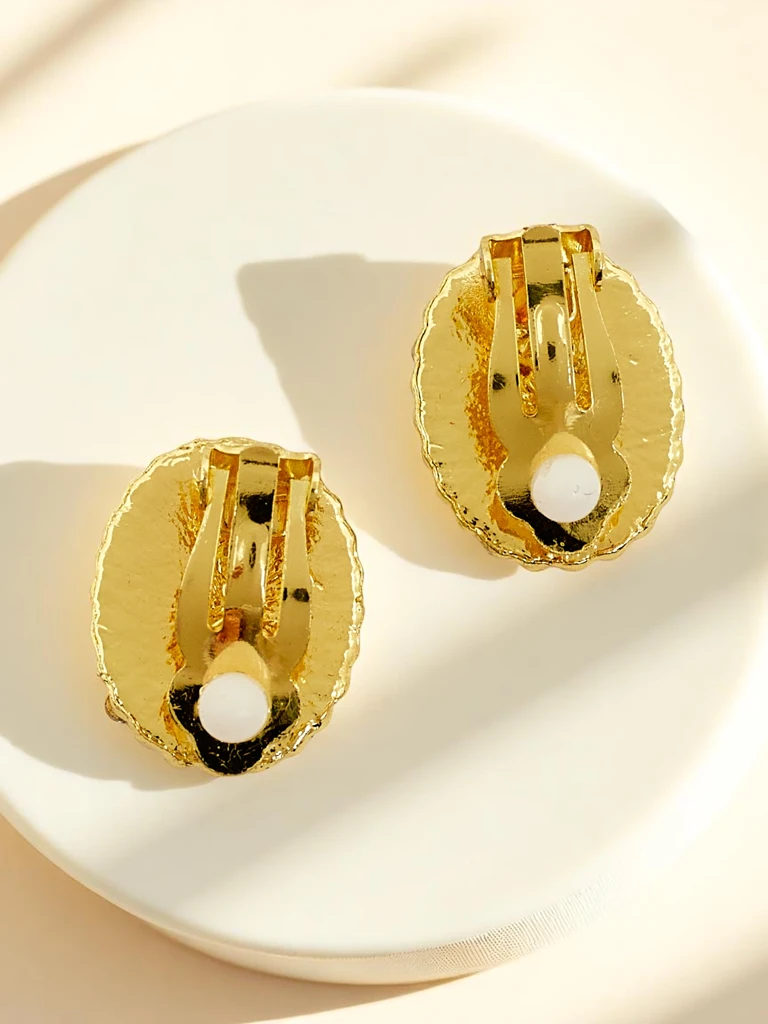 Royalfashion Дамски клипси с кристал и цирконий