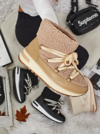 Дамски боти тип снегоходки с пух Verruna