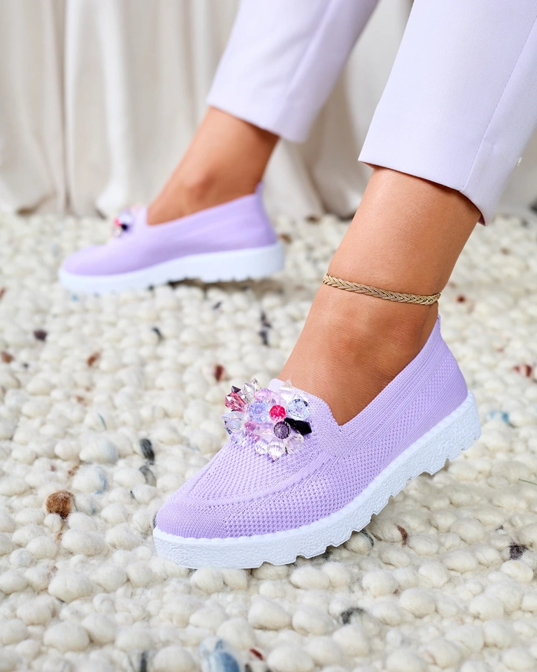 Royalfashion Лилави дамски половинки Enweta