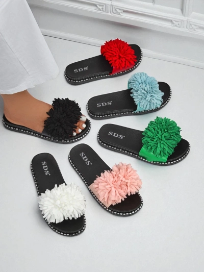 Royalfashion Дамски чехли на плоска подметка Flora Blide