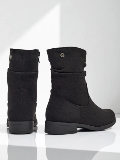 Високи дамски еко велурени боти Norvia