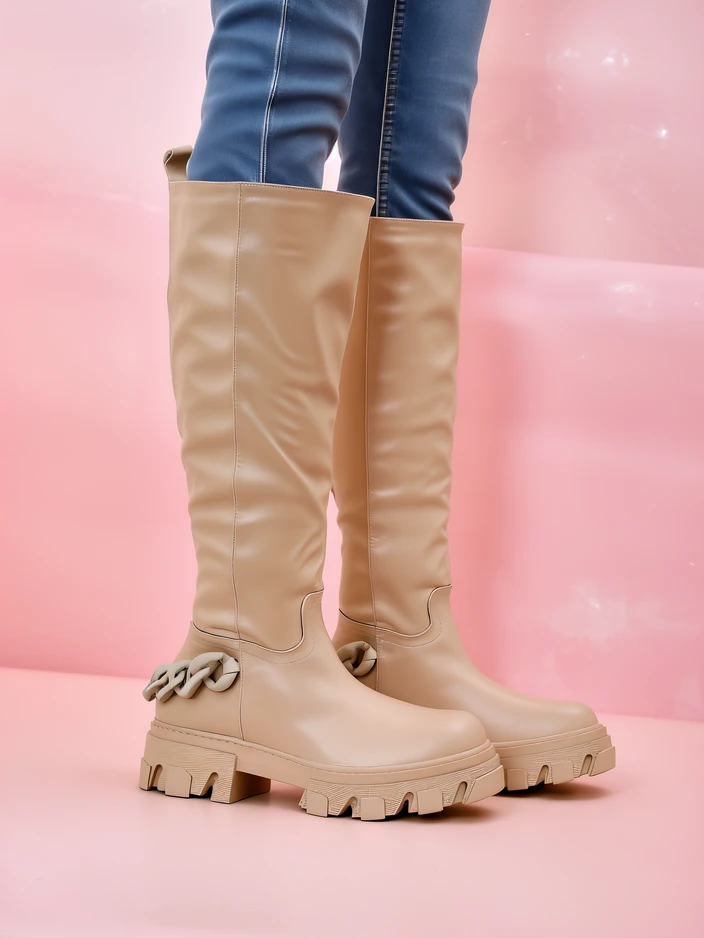 Royalfashion Дамски високи ботуши Defesisa