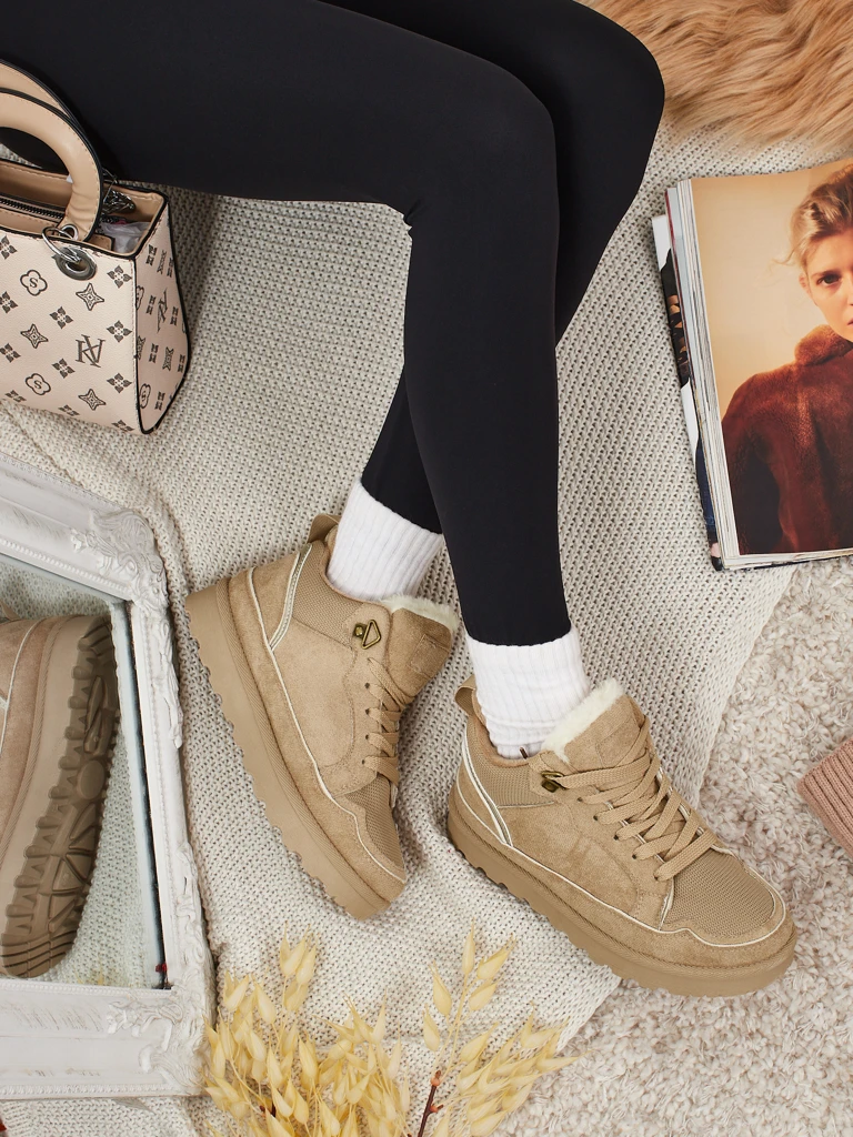 Дамски сникърси с подплата Faylo