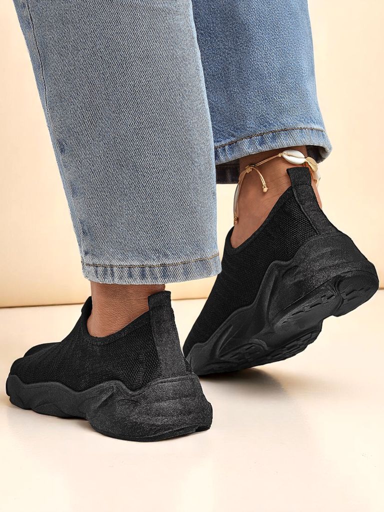 Royalfashion Дамски спортни обувки Flex Move от плат, които се обуват лесно