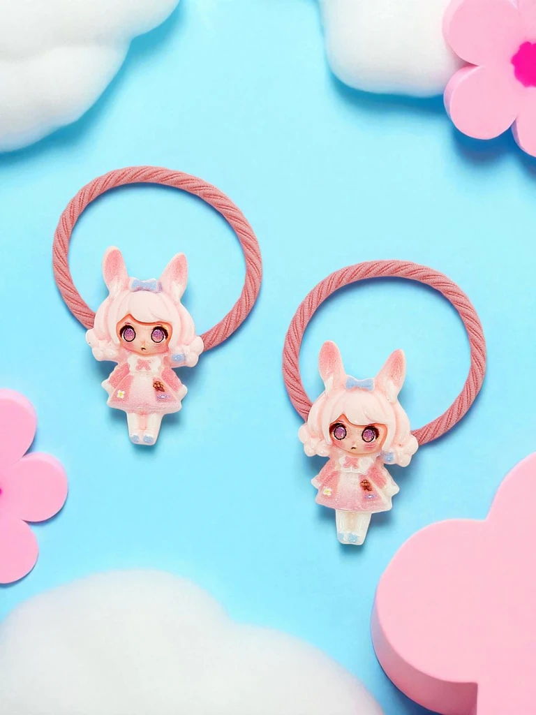 Bambina Rosetta ластици за коса с куклен мотив