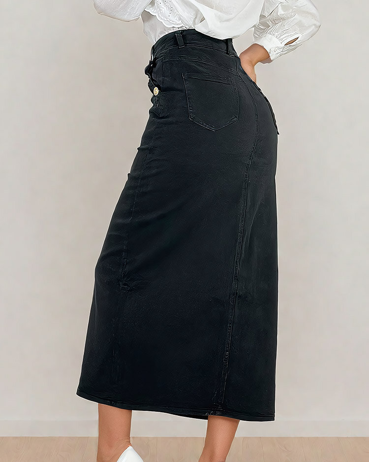 Дамска пола от деним Royalfashion