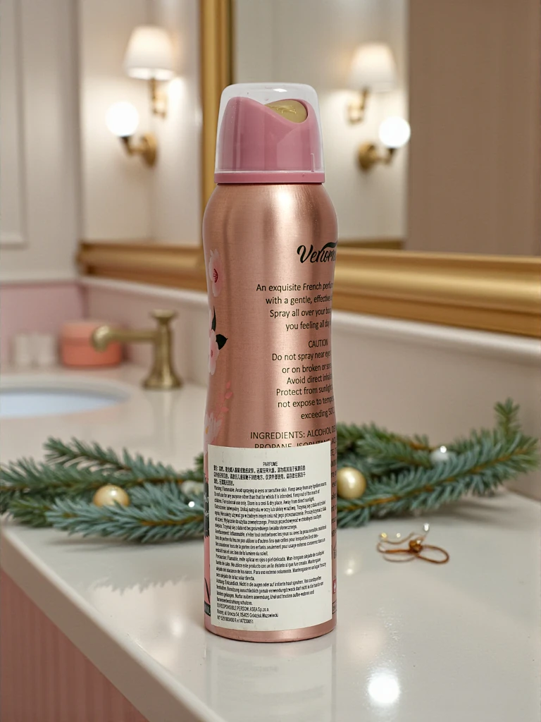 Парфюмиран дезодорант Verlorna розов 200ml елегантен