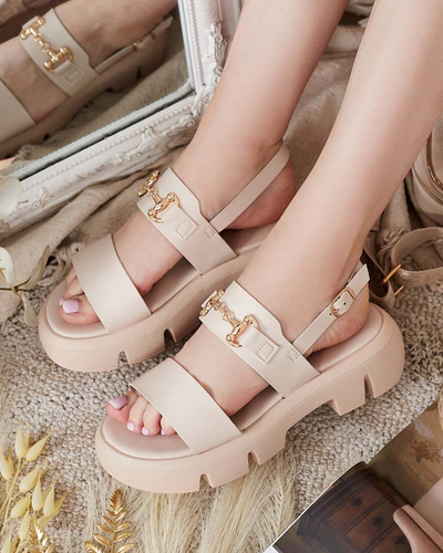 Royalfashion Дамски сандали на платформа от екокожа Avemil