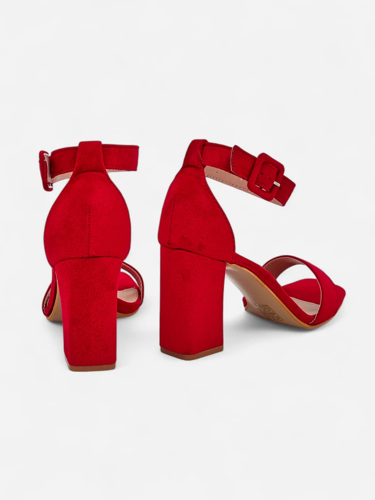 Royalfashion Дамски еко велурени сандали Ardeni