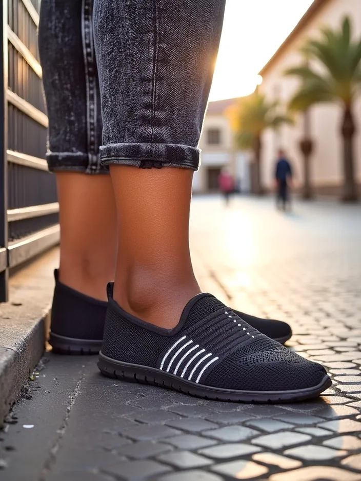 Royalfashion Женски обувки тип слип-он Ollabes