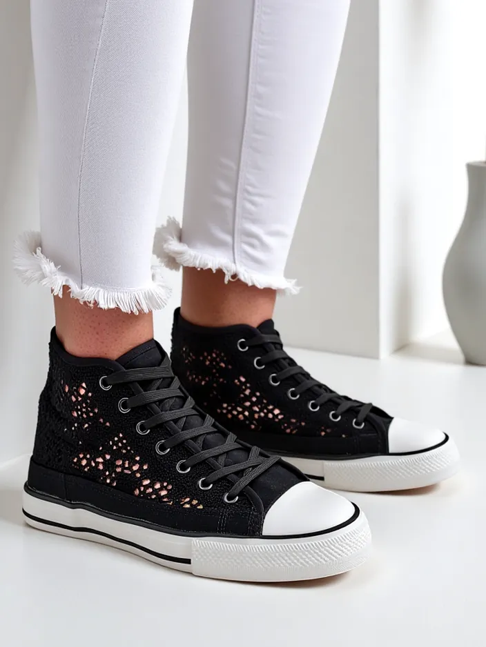 Royalfashion Женски перфориранки маратонки Limme