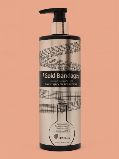 Luxelux Златен Бандаж Гел за Измиване на Тяло 400 мл