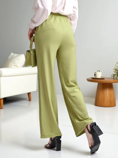 Royalfashion Широки дамски панталони с колан