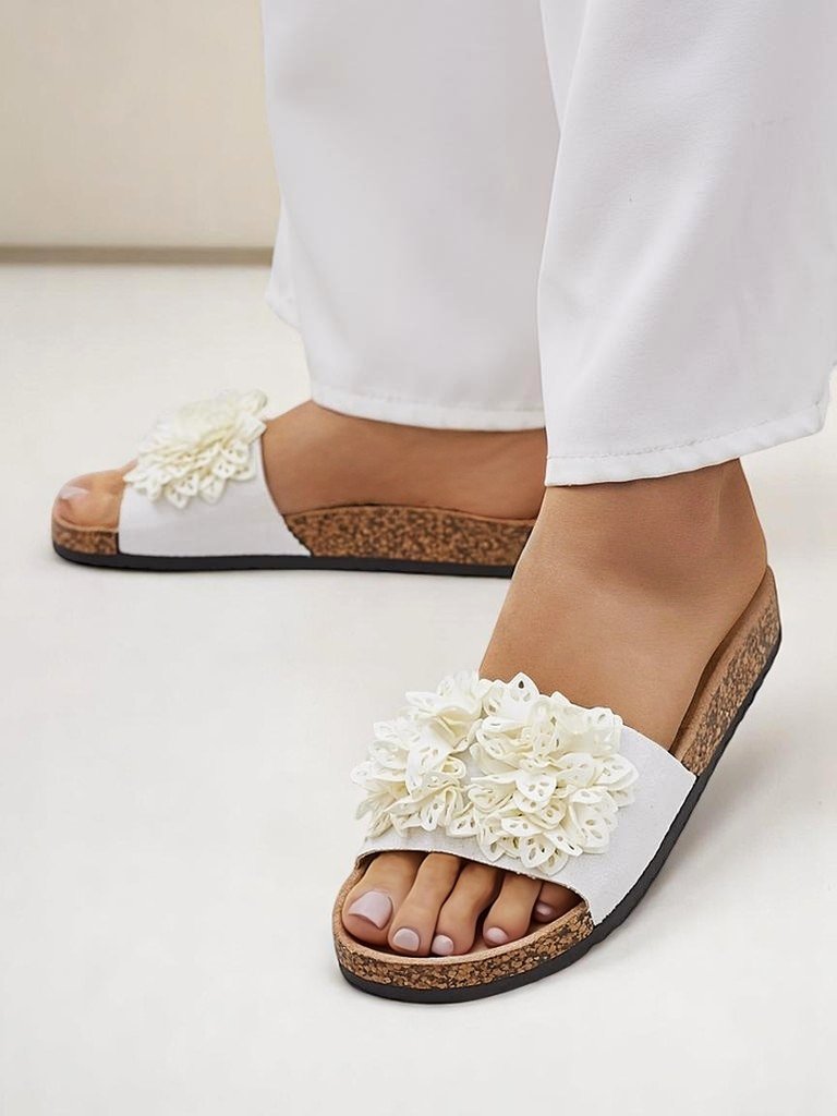 Royalfashion дамски джапанки с малки цветя Occes