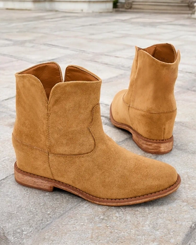 Роялфешън ботуши в стил каубой на покрита платформа блуестън