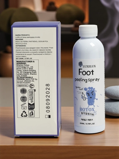 Спрей Пилинг Luxelux 200ml за крака с ботокс ефект