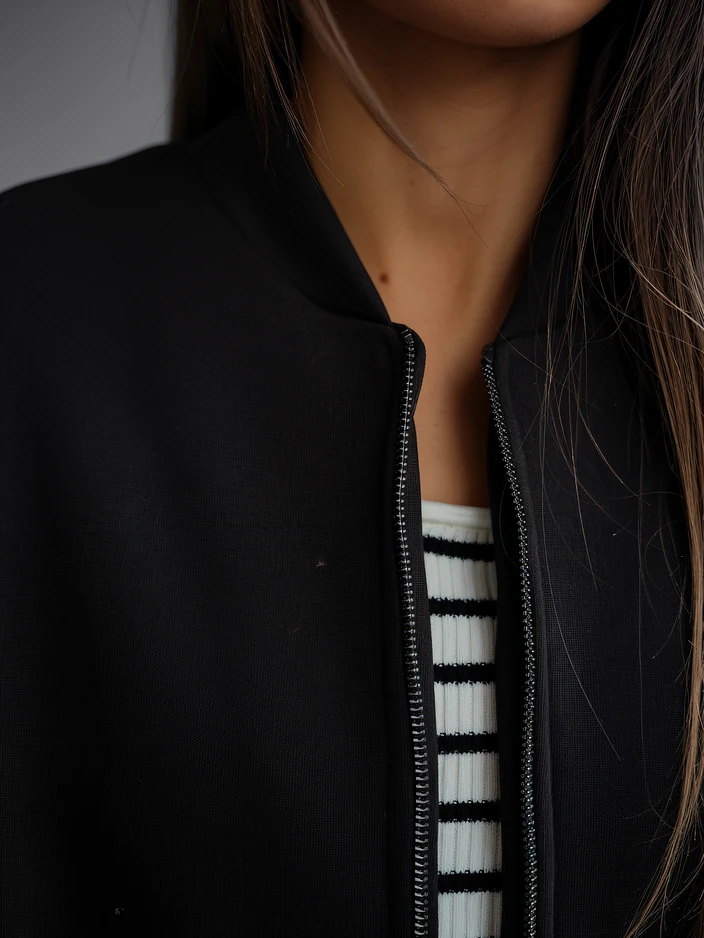 Royalfashion Суичър бомбер с цип