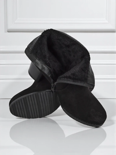 Дамски еко велурени боти на ток Crimson Dusk