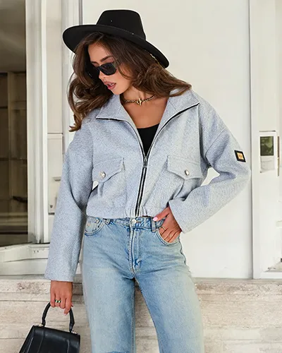 Royalfashion Дамско яке тип "бомбър"