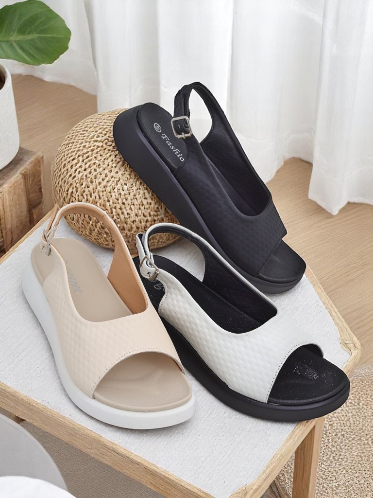 Royalfashion Дамски сандали на по-дебела подметка Riva