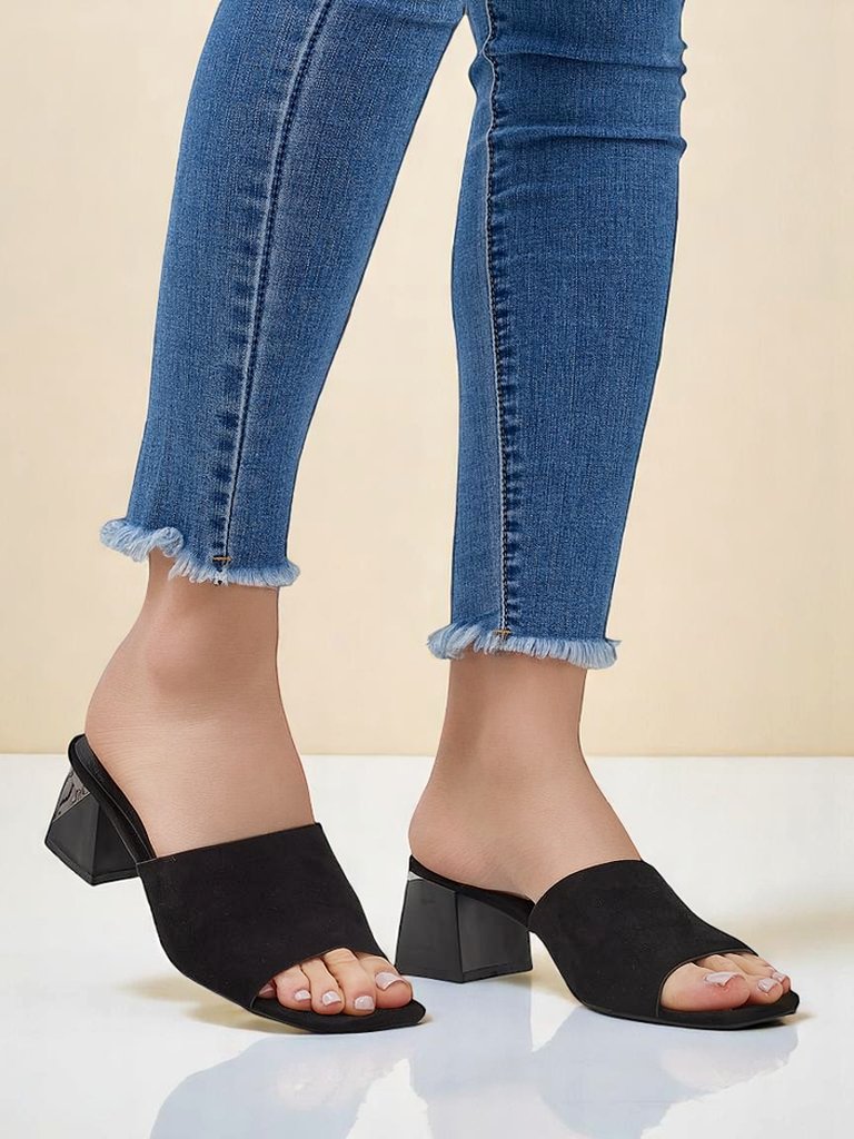 Royalfashion дамски чехли с декоративен ток Vollatie