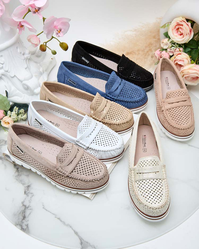 Royalfashion Ажурни дамски мокасини Leteller