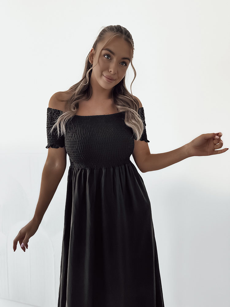 Royalfashion Дамска миди рокля a'la hiszpanka