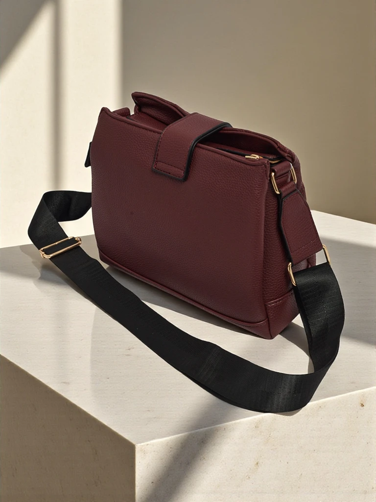 Малка капитонирана чанта от мека еко кожа Cinder Loom