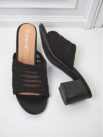 Royalfashion Дамски чехли на ток Sole Bloom