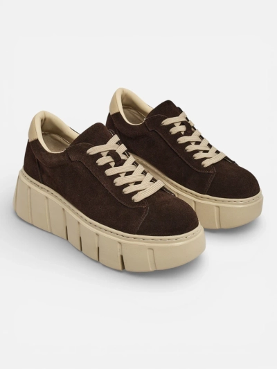 Спортни дамски сникърси от естествена кожа Eller