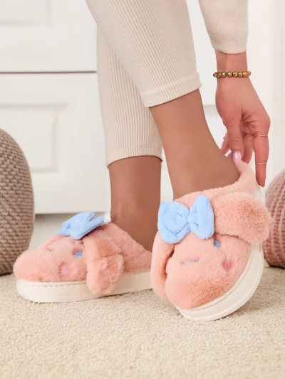 Женски домашни чехли Royalfashion с лък Savos