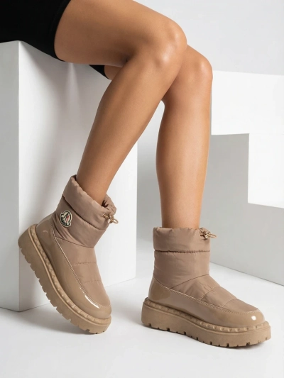 Royalfashion Дамски ботуши за сняг в кафяв цвят Ireda