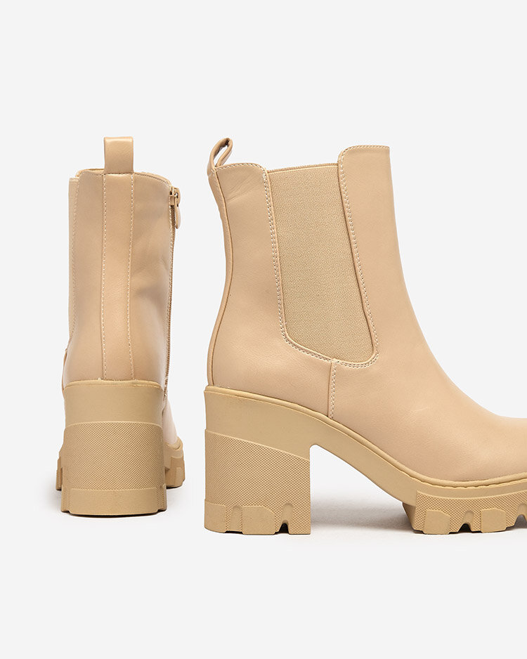 Royalfashion Светлокафяви дамски ботуши Atherta