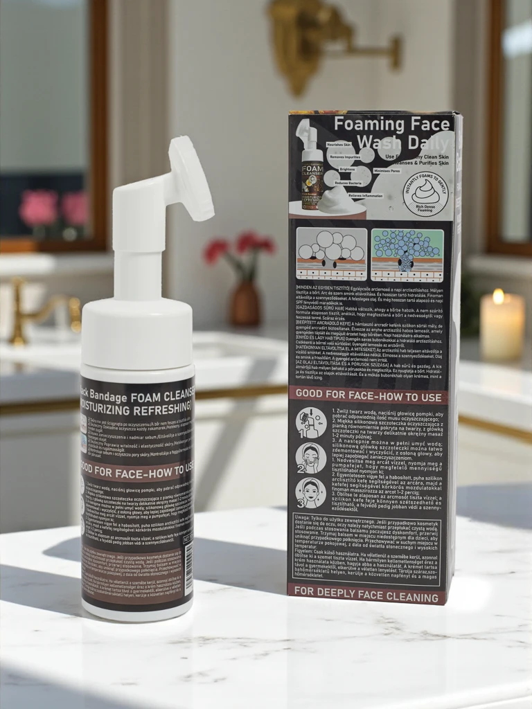 Aurelia Black Bandage Пяна за измиване на лице 150 ml - Хидратираща