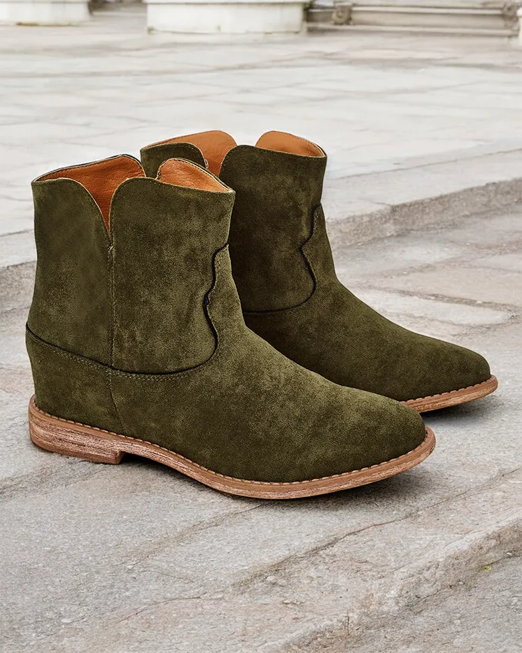 Royalfashion Черевички в стил каубой на покрита платформа Blueston