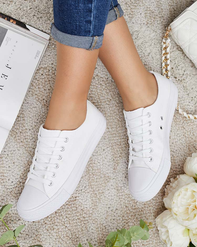 Royalfashion Дамски класически маратонки с връзки Ogisea