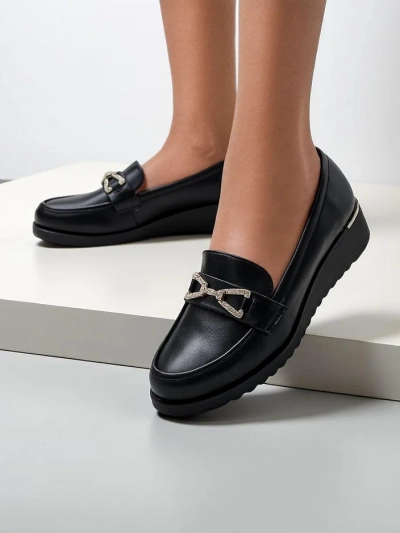 Royalfashion Жени мокасини на ниска платформа Leffo