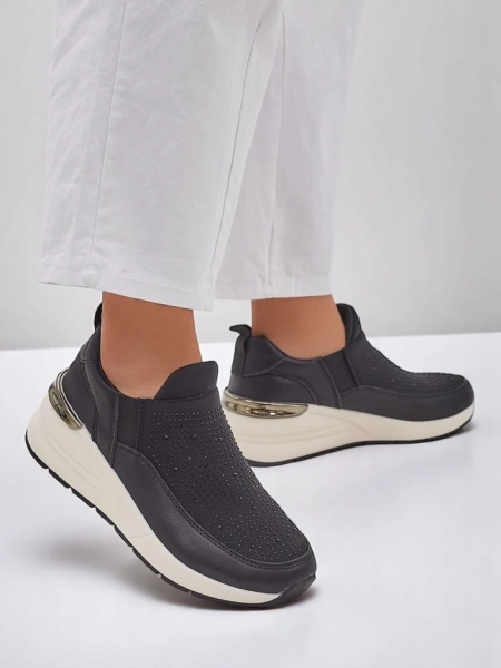 Кецове за жени Royalfashion Slip-on сΡинстони Elera