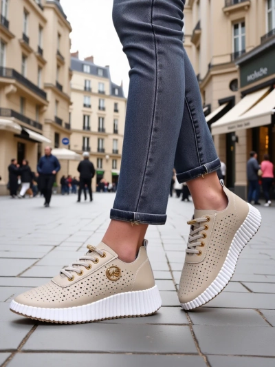 Royalfashion Женски спортни маратонки с изтегляща се връзка Jovenes