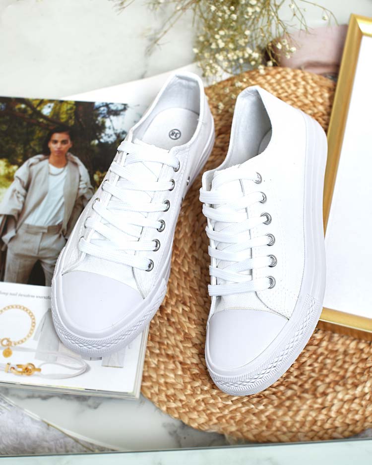 Royalfashion Дамски класически маратонки с връзки Ogisea