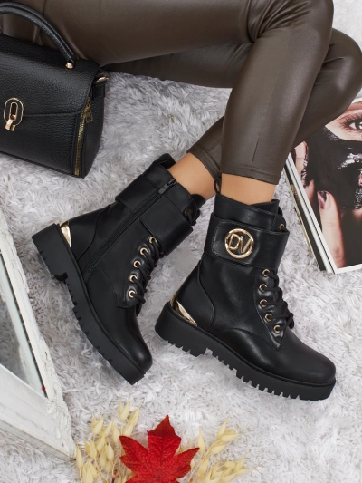 Дамски боти workery с декорации Lorice