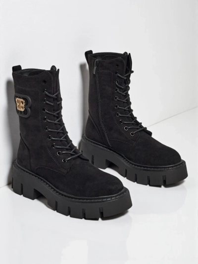 Royalfashion Дамски боти тип работнически Milloze