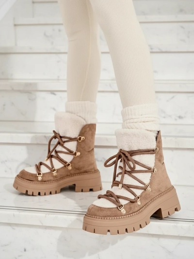 Royalfashion Lozin дамски ботуши за сняг с дантела