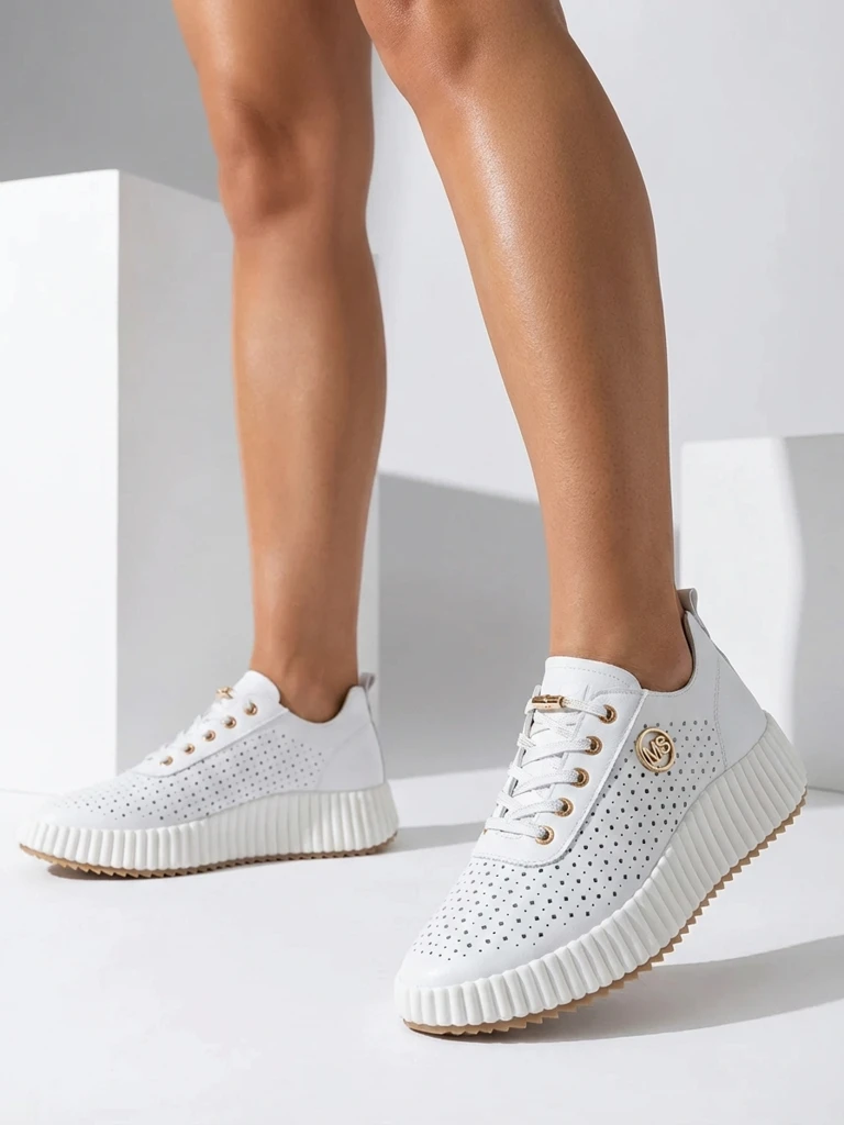 Royalfashion Дамски перфорирани спортни маратонки Jovenes